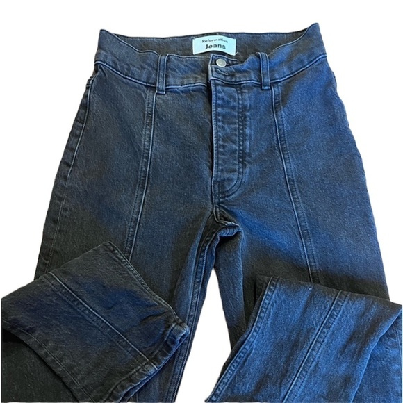 Reformation Jeans erie black jeans high waist  size 25 - Picture 2 of 9